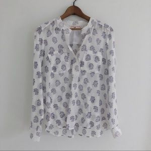 Rebecca Taylor Cotton and Silk Blouse